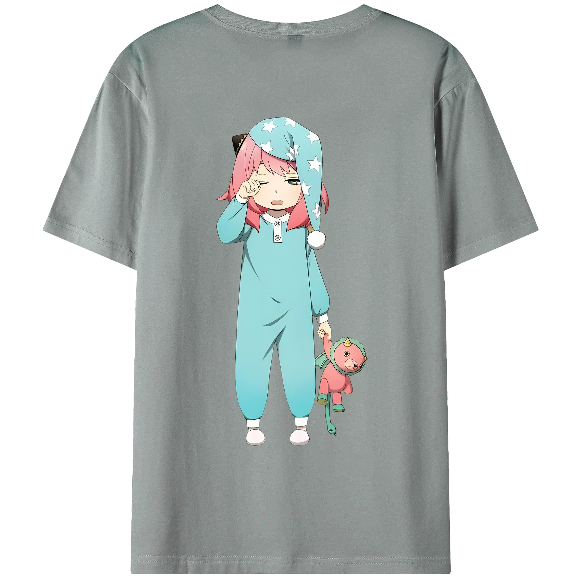 （画像用） SPY×FAMILY间谍家家酒 綿100％ メンズ半袖Tシャツ（バックプリント） 通気性